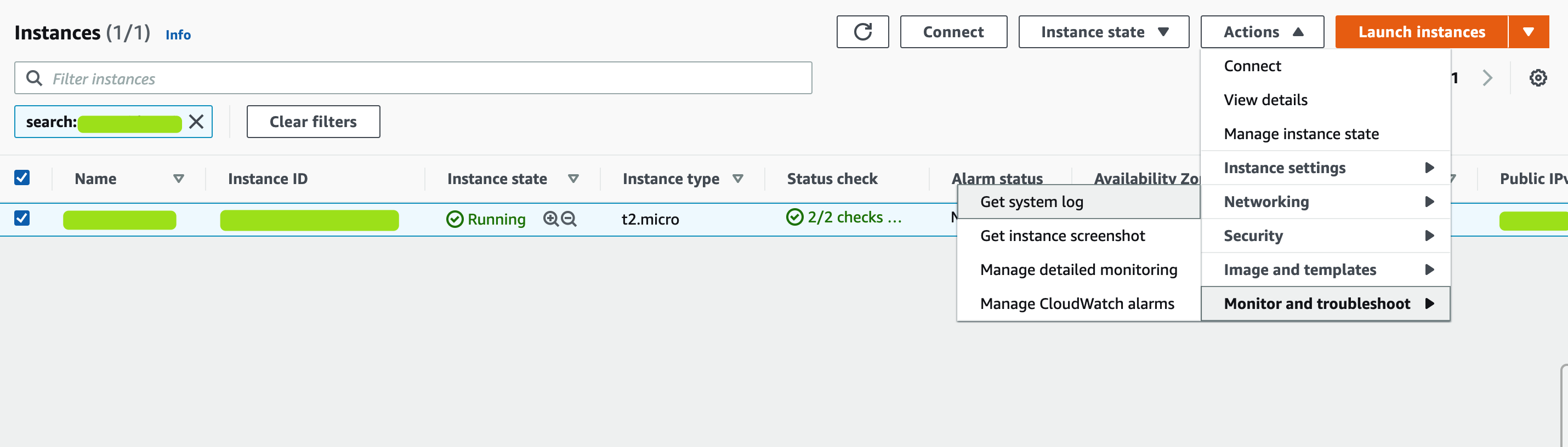 Select System Log