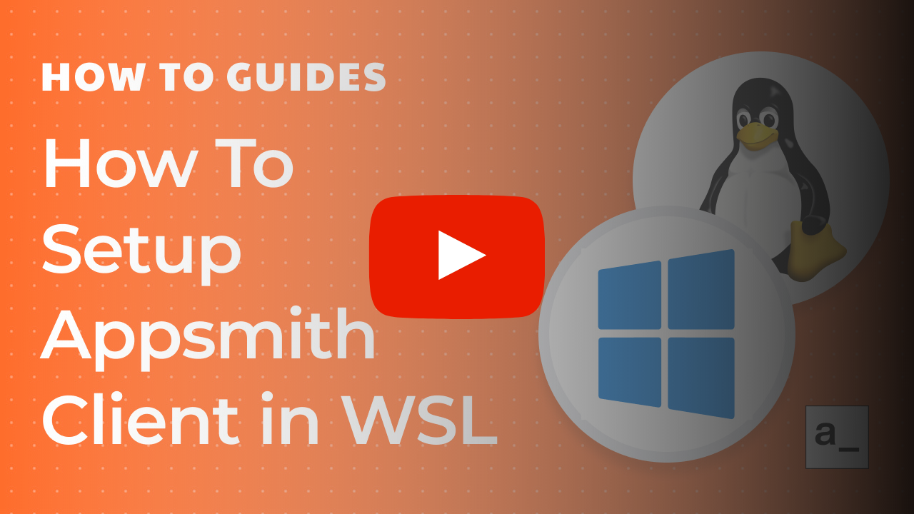 How to Setup Appsmith for Client Side Development in Windows