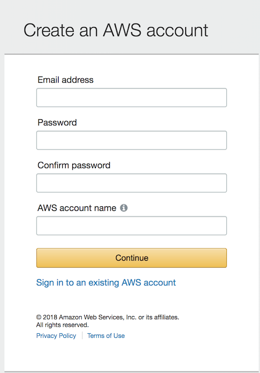 Aws Register Page